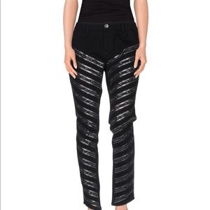 PINKO studs and rhinestones Italian jeans